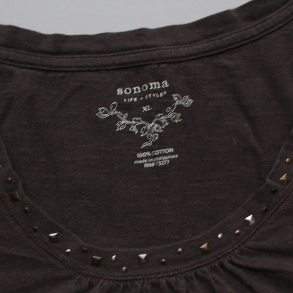 SONOMA life + style Short Sleeve Top - Picture 4 of 5